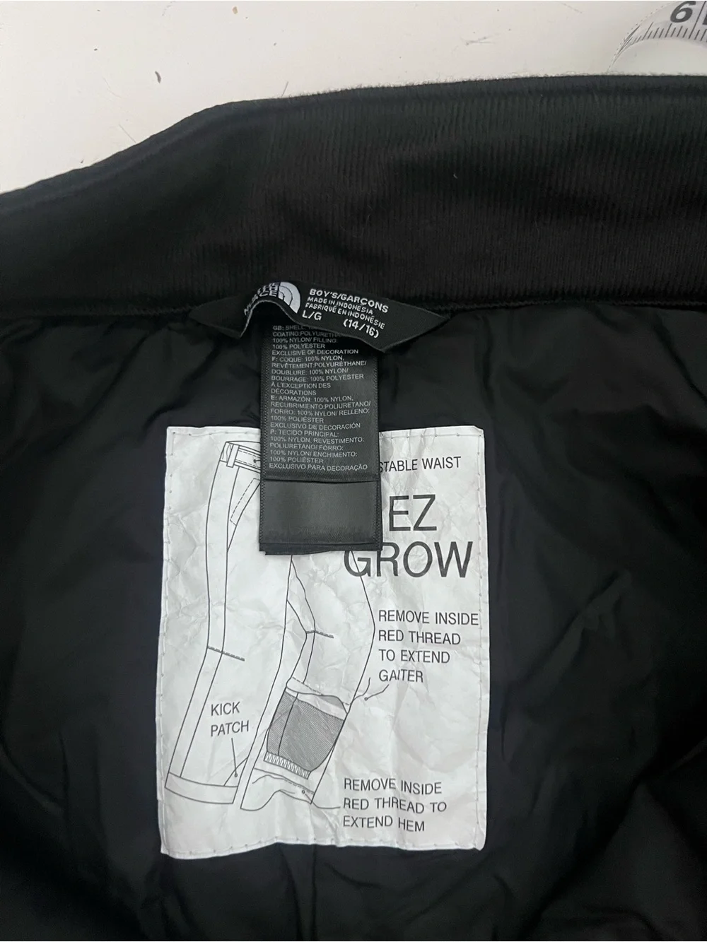 The North Face water resistant